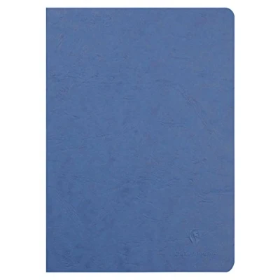 Bild av Clairefontaine 733004C AgeBag A4 häfte (DIN A4, 21 x 29,7 cm, tom, perfekt för dina anteckningar och teckningar, 48 ark) 1 st blå