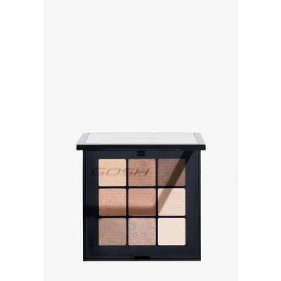 Bild av GOSH Eyedentity Vegan ögonskuggspalett med 9 perfekt matchade färger I matt och metallisk, kan kombineras för dagmakeup glittrande utseende kvällen parfymfri 004 Be Here