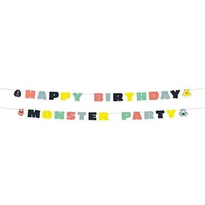 Bild av Folat BV Letter garland Monster Bash 2 pcs.
