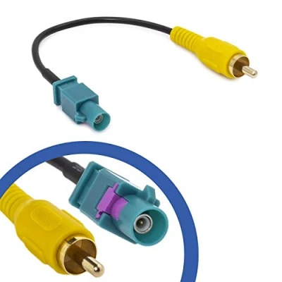 Bild av Adapter Universe Cinch Fakra adapterkabel kompatibel med Mercedes Comand Ford Blaupunkt NX Video