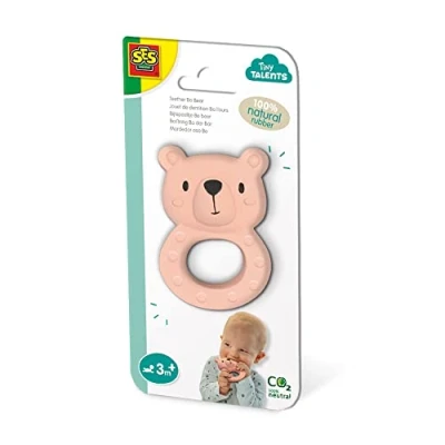 Bild av SES Tiny Talents Teething Toy Bo Bear 100% Rubber