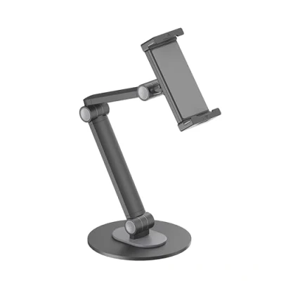 Bild av PureMounts® surfplattestativ, 4,7 tum till 12,9 surfplattor, roterbara 360 vridbara, upp 1 kg lastkraft, silikondyna, svart