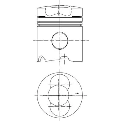 Bild av Rep.sats, kolv/cylinderfoder KOLBENSCHMIDT 99343960