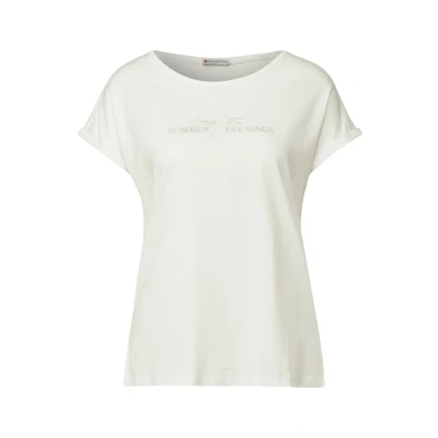 Bild av Street One Print Tshirt med print, Storlek: 42, Weiß