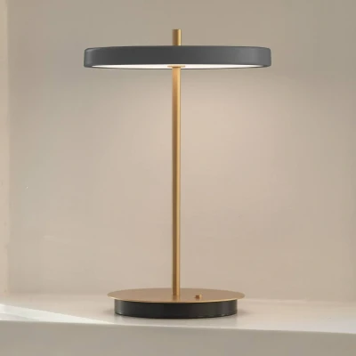 Bild av UMAGE LED uppladdningsbar bordslampa Asteria Move antracit/mässing 31cm