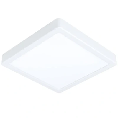 Bild av EGLO connect.z Smart Home LED belysning Fueva Z, L x B 21 cm, ZigBee, app och röststyrning, ljusfärg justerbar, dimbar, metallöverbyggnadslampa vit, IP44