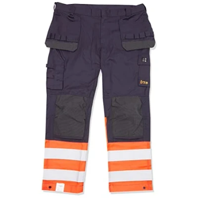 Bild av BYXA 1489 1513 MULTINORM INHER MARINBLÅ/VARSELORANGE C64 Beijerbygg Byggmaterial