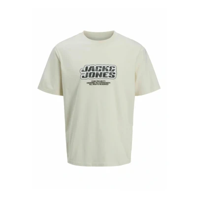 Bild av JACK &amp; JONES herr Jcolido AOP Front Print Tee Ss Cre Pls, Söt majs, 4XL