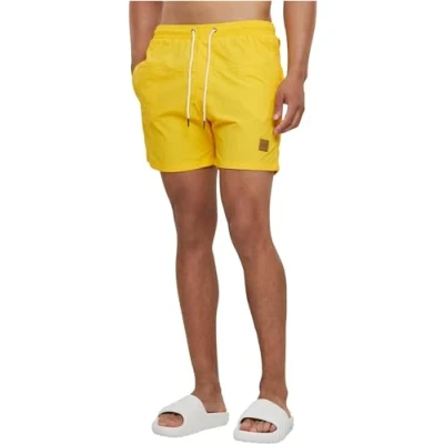 Bild av Urban Classics Block Surfshorts, Storlek: Large, Chrome yellow
