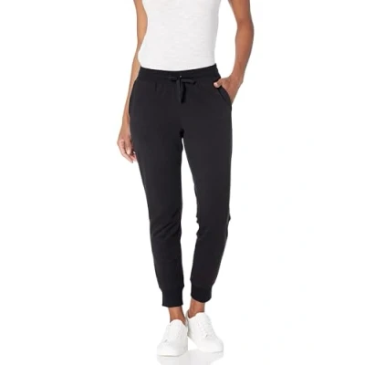 Bild av Amazon Essentials dam franska terry fleece joggingbyxor (finns i plusstorlek), svart, small