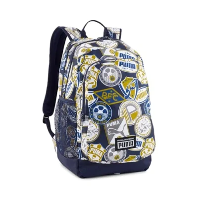 Bild av Puma Academy Ryggsäck, Storlek: One Size, Navy soccer badges aop