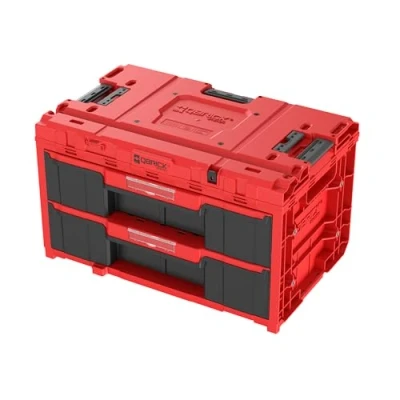 Bild av QBRICK SYSTEM verktygslåda tom One Drawer 2 2,0 röd ultra HD 587 x 380 340 mm