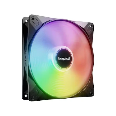 Bild av be quiet! LIGHT WINGS LX 140mm PWM high speed Chassi fläkt Svart med RGB LED 23 dBA