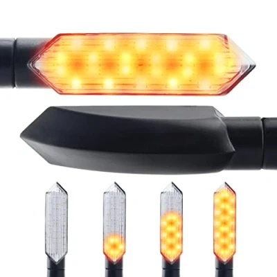 Bild av Area1 Motorcykel skoter LED blinkers kompatibel med MRT, MRX, Power up, Pro, RRX, Drac (E testad/2 stycken) (B19)