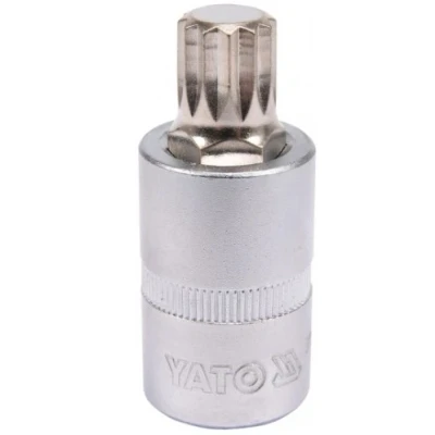 Bild av YATO YT 04345 Bit pour tournevis 12,5 (1/2&quot;) Acier chrome vanadium