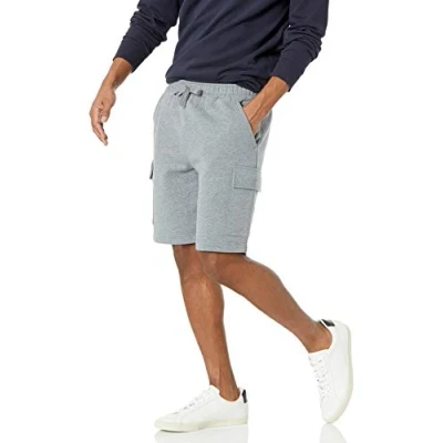 Bild av Amazon Essentials herrshorts i fleece, ljusgrå ljung, X Large