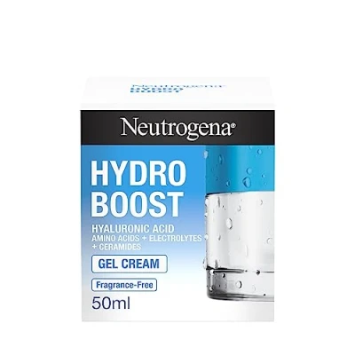 Bild av Neutrogena Hydro Boost Gel Cream fuktkräm med hyaluronsyra och trehalos för torr hud 50 ml