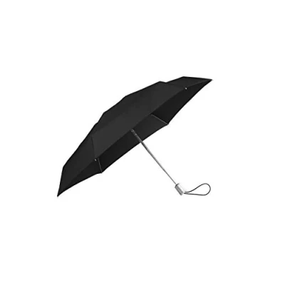 Bild av SAMSONITE Aluminium Drop S 3 sektioner bil öppet stänga smalt paraply, 26 cm, svart, paraply