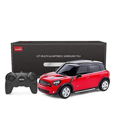 Bild av RASTAR 1/24 Mini Cooper fjärrkontroll bil, RC bilar för barn, 1/24, inomhus och utomhusleksaker, gåvor barn pojkar