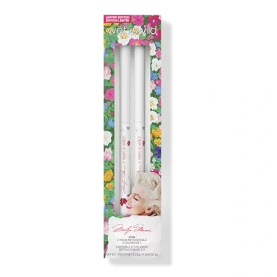 Bild av Wet n Wild Marilyn Monroe Icon Retractable eyeliner set, 2 Piece innehåller gel pennor, matt finish, pigmentrik, brun och vit