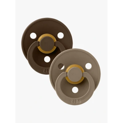 Bild av BIBS Colour Napp 2 pack Latex Stl 1 Rund, Mocha/Dark Oak