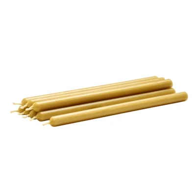 Bild av STOFF Taper Candles Stearinljus Golden honey H23 x Ø1,3 cm 8 pcs