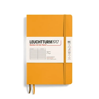 Bild av LEUCHTTURM1917 365641 anteckningsbok pocketbok (B6+), mjukt omslag, 123 numrerade sidor, stigande sol, linjerad