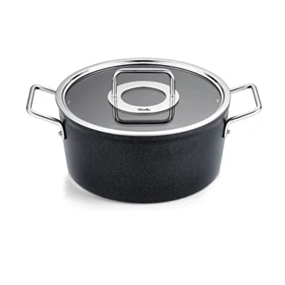 Bild av Fissler Adamant/aluminiumkastrull (Ø 24 cm, 4,9 l) kastrullbelagd med glaslock, non stick induktion, antracit