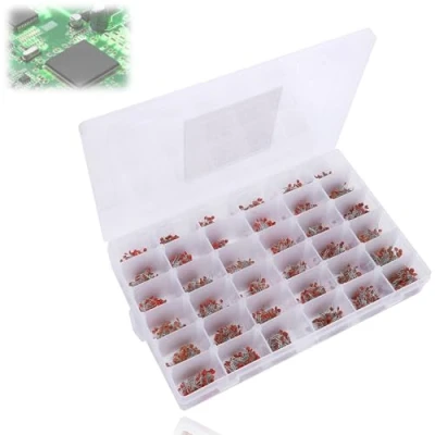 Bild av 3 600 st keramisk kondensator 36 specifikation intern 1 pF¨C100 nF 50 V klassificeringsbox kit, monolitisk flerskikts keramiska chipkondensatorer sortimentsats, set