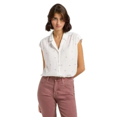 Bild av Lee CAP Sleeve Regular FIT Skjorta, Storlek: 42, Grove floral