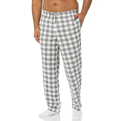 Bild av Amazon Essentials stickad pyjamasbyxa för män, grå buffelcheck, XX Large