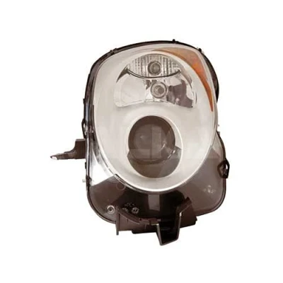 Bild av ABAKUS 667 1117RMLD EM Phares droit H7 jaune pour circulation à droite sans ampoule avec commande correcteur de site projecteur PX26d oscaro,