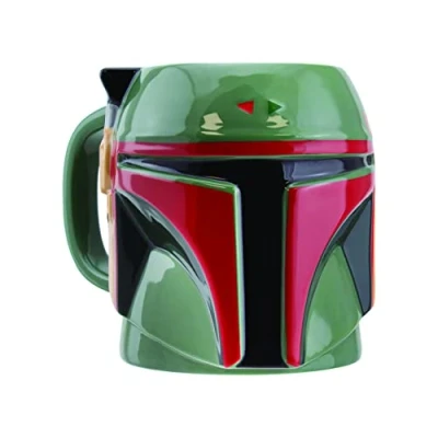 Bild av Paladone Fett hjälmformad keramisk kaffemugg officiellt licensierad Star Wars dekor, PP9457SW, flerfärgad