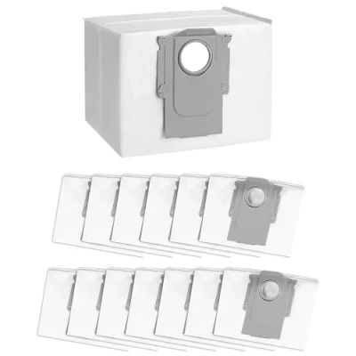 Bild av 14 stycken dammpåse för Roborock S8+/S8 Pro Ultra/S7 MaxV Ultra/Q7+/Q7 Max+/Q8 Max+/Q5 Pro+dammsugare sugstation, reservdelar tillbehör