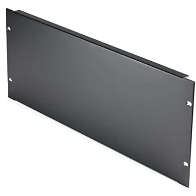 Bild av StarTech.com 4U tom panel för 19 tums rack rackmonterad täckpanel server/nätverksställ, höljen och skåp 4RU fyllningspanel/mellanrum/plattor solid stål (RKPNL4U)