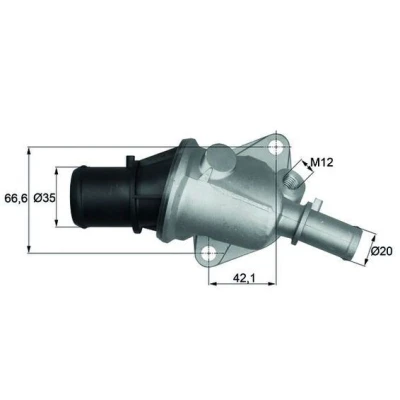 Bild av MAHLE ORIGINAL TI 105 88 Thermostat d&#039;eau avec joint d&#039;étanchéite FIAT: Brava 5 portes, BRAVO 1, LANCIA: Y