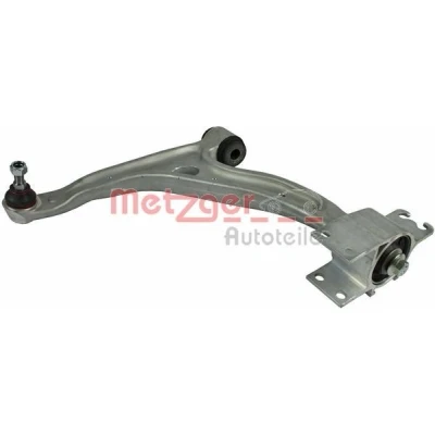 Bild av METZGER 58091411 Bras de suspension KIT + avec rotule suspension, support en caoutchouc Essieu avant gauche barre oscillant transversal