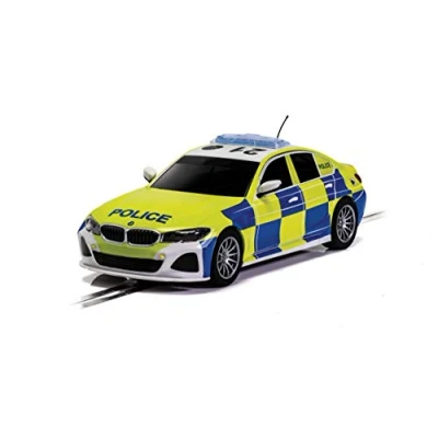Bild av Scalextric Cars C4165 BMW 330i M Sport polisbil leksaksbil för användning med racerbanor eller set Små barn presentidéer pojke/flicka i åldrarna 5+, tillbehör