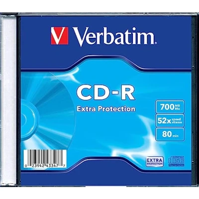Bild av Verbatim DataLife CD R 700 MB (80min) 52x fodral