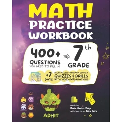Bild av 7th Grade Math Practice Workbook: 400+ Questions You Need to Kill in