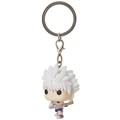 Bild av Funko Pop! Keychain: HxH Killua Zoldyck with Yoyo Hunter X (HXH) Minifigur i vinyl för att samla fantasi nyckelring julklapp presentidé officiella produkter