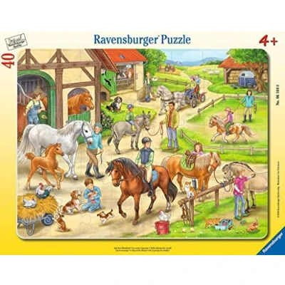 Bild av Ravensburger Pussel A Day At The Ranch 40 Bitar