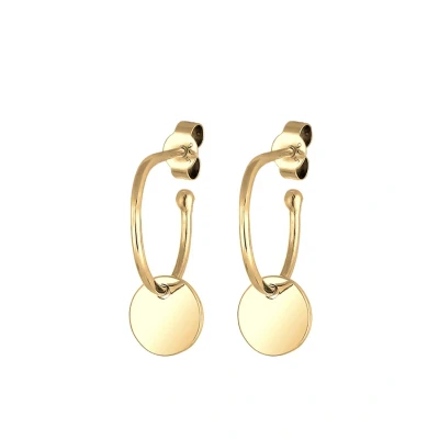Bild av Elli Basic Plate Trend Örhänge goldcoloured, Storlek: One Size, Gold coloured