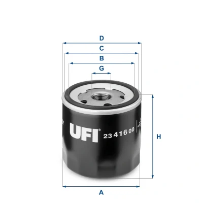 Bild av Hydraulikfilter, automatväxel UFI 23.593.00