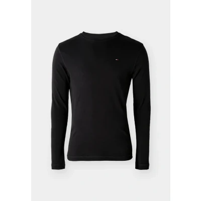 Bild av Tommy Jeans Original SLIM FIT Långärmad tröja, Storlek: XS, Black