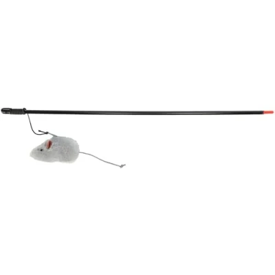 Bild av Trixie Playing Rod with Mouse 100cm assorted colours