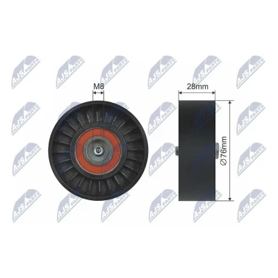 Bild av Spännrulle, Drivrem, audi,seat, 06B 903 133 A, E, 133, 06B903133, 06B903133A, 06B903133E