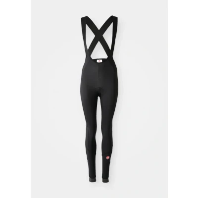 Bild av Castelli Blixtsnabb DT Bibtight Leggings för damer, Svart/Svart Reflex, XL