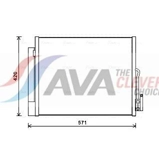 Bild av Kondensor, klimatanläggning AVA QUALITY COOLING OL5560D