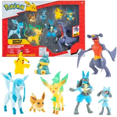 Bild av Pokemon Battle Figure 8 PK Set: Collectible and Detailed 2 3 Inch Figures of Popular Characters